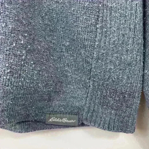 Eddie Bauer Men’s Crewneck Blue Stripe Sweater Top size TL - Picture 2 of 8